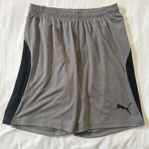 NWT - Men’s Puma Liga Shorts - Gray/Black. Size S & L